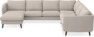 Madison - Hörnsoffa med schäslong vänster - Beige