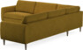 Bridge - Hörnsoffa, 3+3-sits - Gul