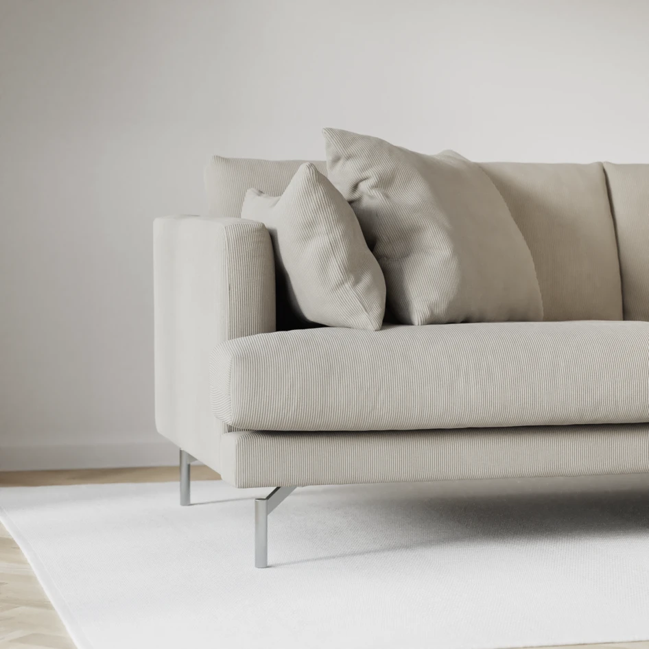 Harper - 3-sits soffa med divan vänster - Beige