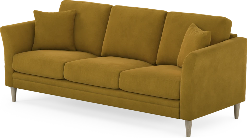 Eden - 3-sits soffa - Gul