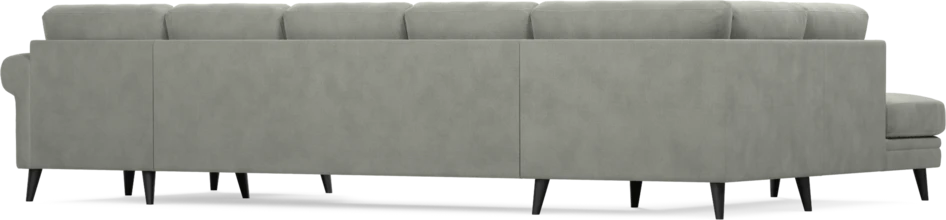 Eden - 3-sits soffa med divan vänster och schäslong höger - Grå