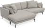 Harper - 4-sits med schäslong XL vänster - Beige