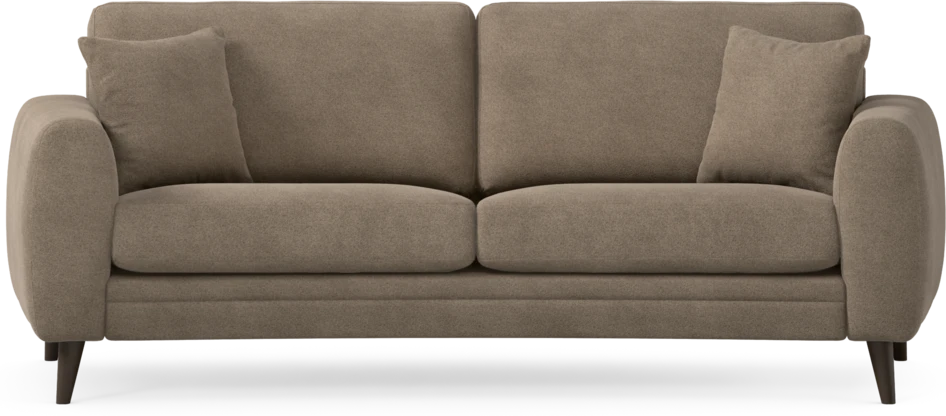 Eden - 2,5-sits soffa svängd - Brun