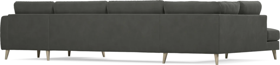 Bridge - 3-sits soffa med divan vänster och schäslong höger - Grå