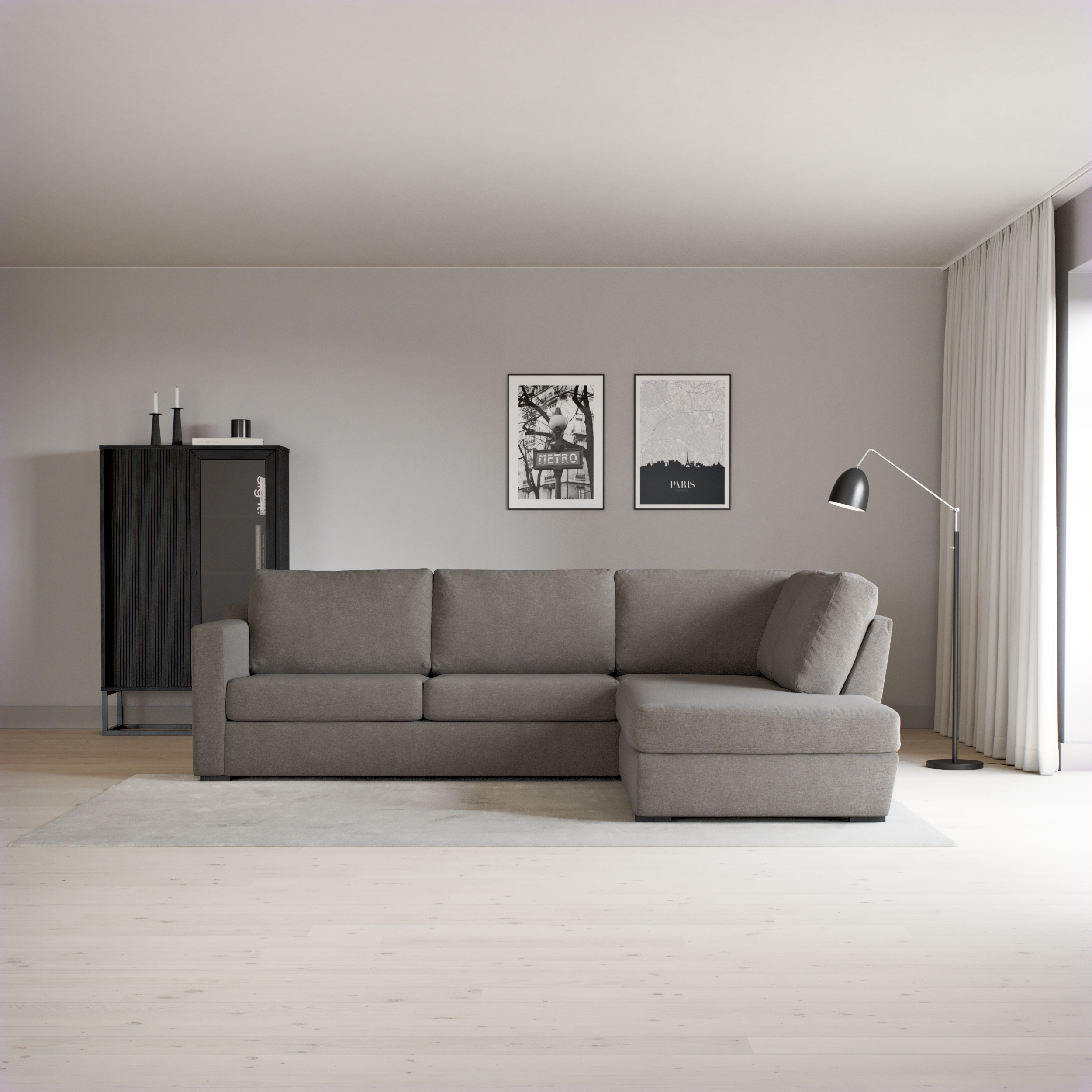 Friday - 2,5-sits soffa med divan höger - inspiration