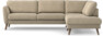 Bridge - 3-sits soffa med divan höger - Beige
