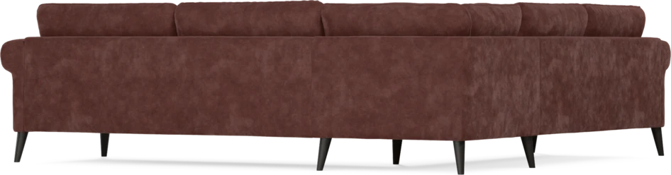 Bridge - Hörnsoffa, 2+3-sits - Röd