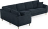 Eden - Hörnsoffa, 1+3-sits - Blå