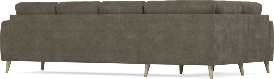 Eden - Hörnsoffa, 1+3-sits - Brun