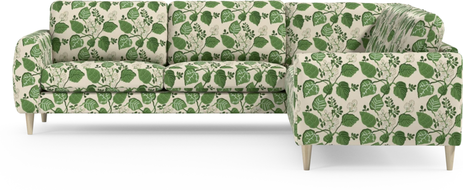 Bridge - Hörnsoffa, 2+2-sits - Grön