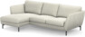 Madison Lux - 2-sits soffa med schäslong vänster - Vit