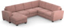 Friday - Hörnsoffa, 3+2-sits med schäslong vänster - Rosa