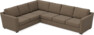 Friday - Hörnsoffa, 2+3-sits - Brun