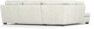 Friday - 2,5-sits soffa med divan vänster - Vit