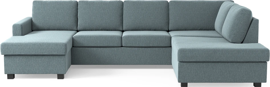 Nevada - 3-sits soffa med schäslong vänster och divan höger - Blå
