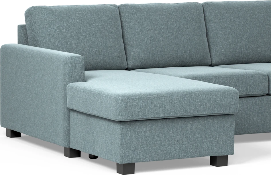 Nevada - 3-sits soffa med schäslong vänster och divan höger - Blå