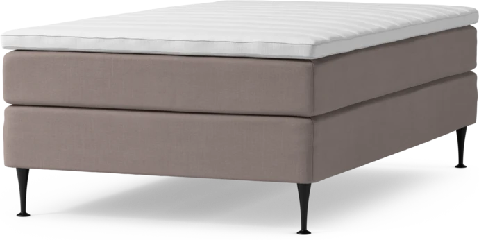 Roma Family, Kontinentalsäng, enkelsäng med bäddmadrass och sängben, B 105-140