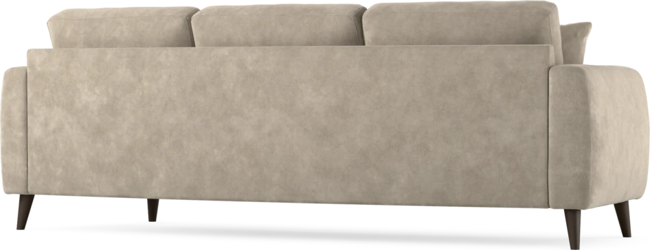 Eden - 3-sits soffa svängd - Beige