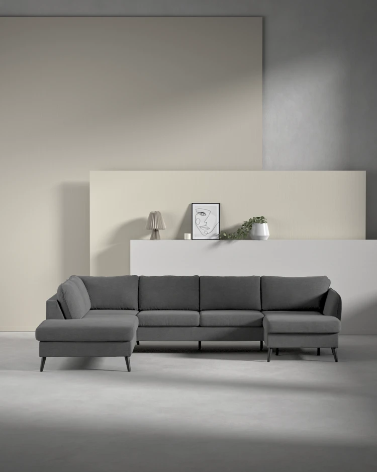 County - 3-sits soffa med divan vänster och schäslong höger - inspiration