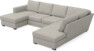 Friday - 3-sits soffa med schäslong vänster och divan höger - Beige