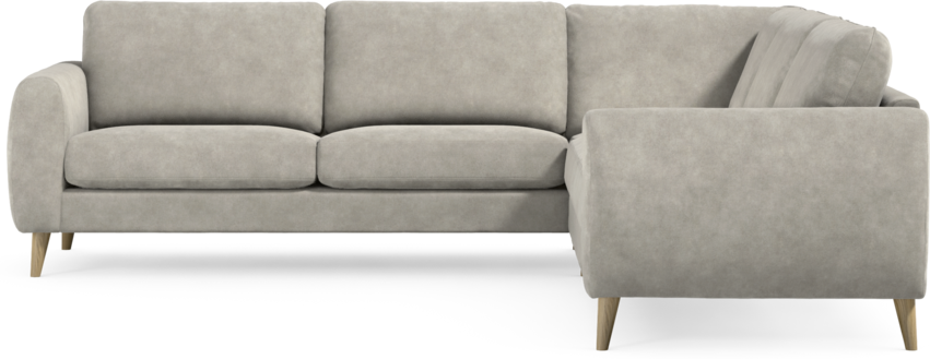 Bridge - Hörnsoffa, 2+2-sits - Grå