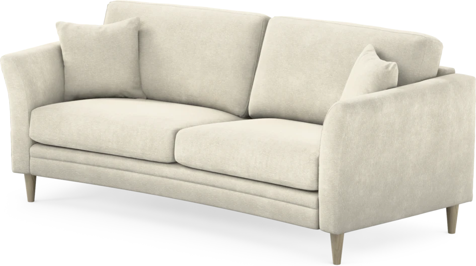 Eden - 2,5-sits soffa svängd - Vit