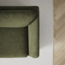 Madison Lux - 3-sits soffa med divan höger - Grön