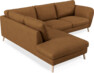 Madison - 2-sits soffa med divan vänster - Brun