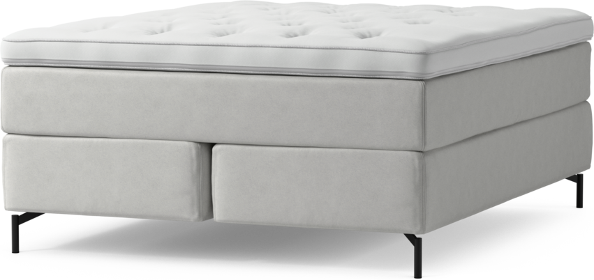 Delux Exclusive - Kontinentalsäng, dubbelsäng med bäddmadrass och sängben