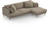 Harper - 4-sits med schäslong höger  - Beige