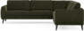 Bridge - Hörnsoffa, 3+3-sits - Grön