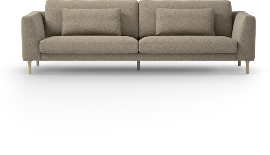 Willow - 4-sits soffa, fast klädsel - Beige