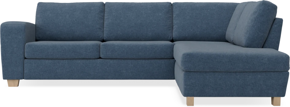 Friday - 2,5-sits soffa med divan höger - Blå
