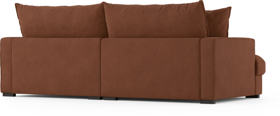 Rossi - 3-sits soffa, hel dyna - Orange