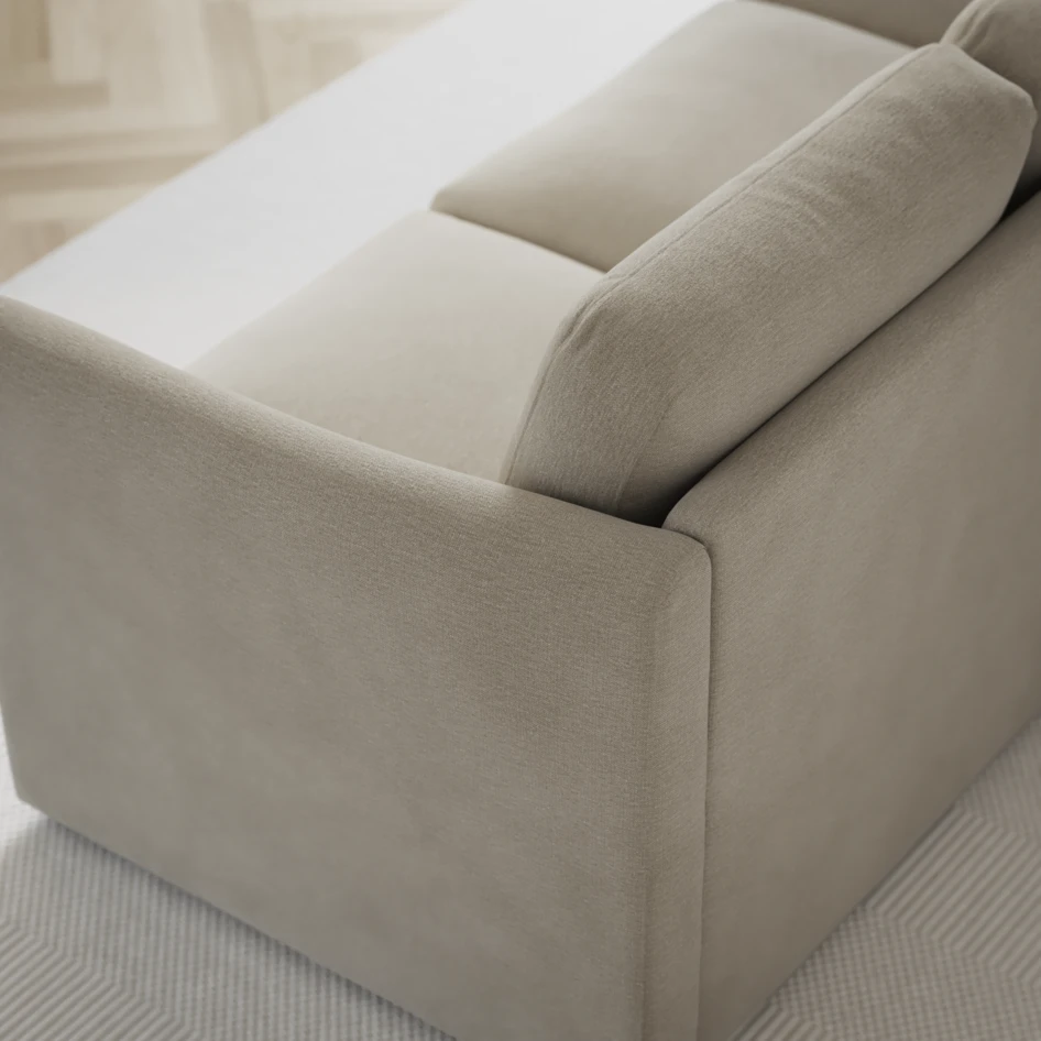 Öland - Bäddsoffa med divan vänster och schäslong höger - Brun