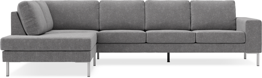 Sierra - 3-sits soffa med divan vänster - Grå
