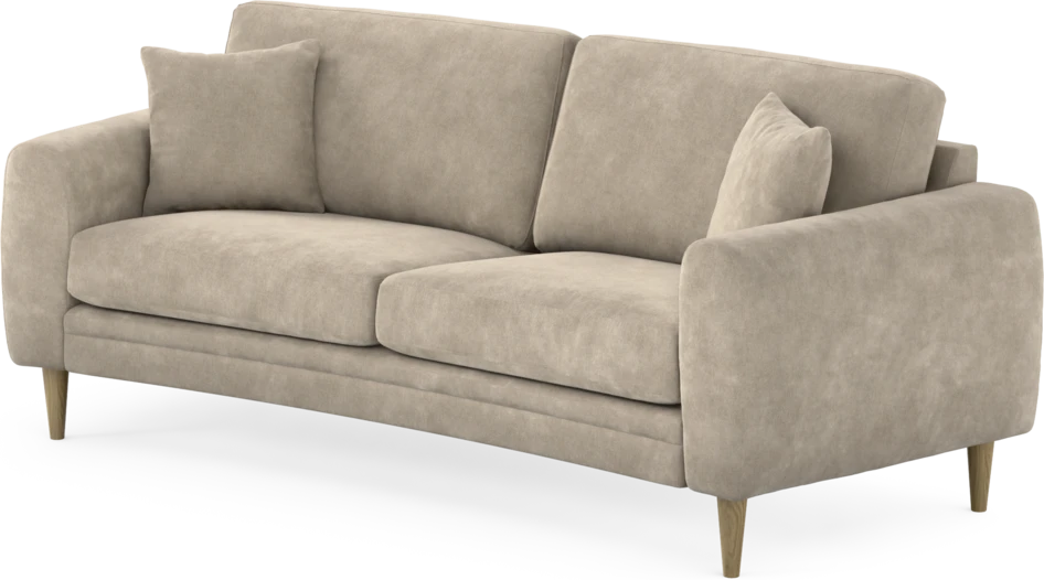 Eden - 2,5-sits soffa svängd - Beige
