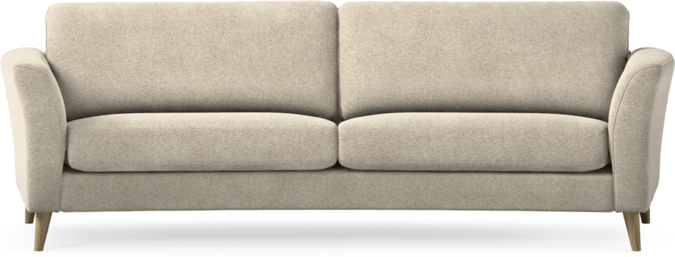 Bridge - 3-sits soffa svängd - Beige