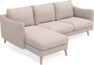 Madison Lux - 2-sits soffa med schäslong vänster - Beige