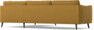 Madison Lux - 3-sits soffa med divan höger - Gul