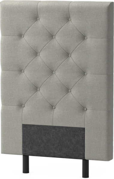 Delux Pikerad - Sänggavel, 90-210 cm - Grå