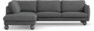 Madison - 3-sits soffa med divan vänster - Grå
