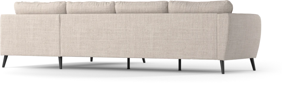 County - 3-sits soffa med divan höger - Beige