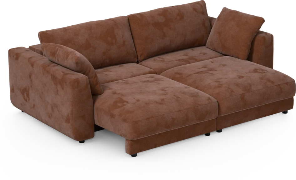 Amie - Bäddsoffa 3-sits - Orange