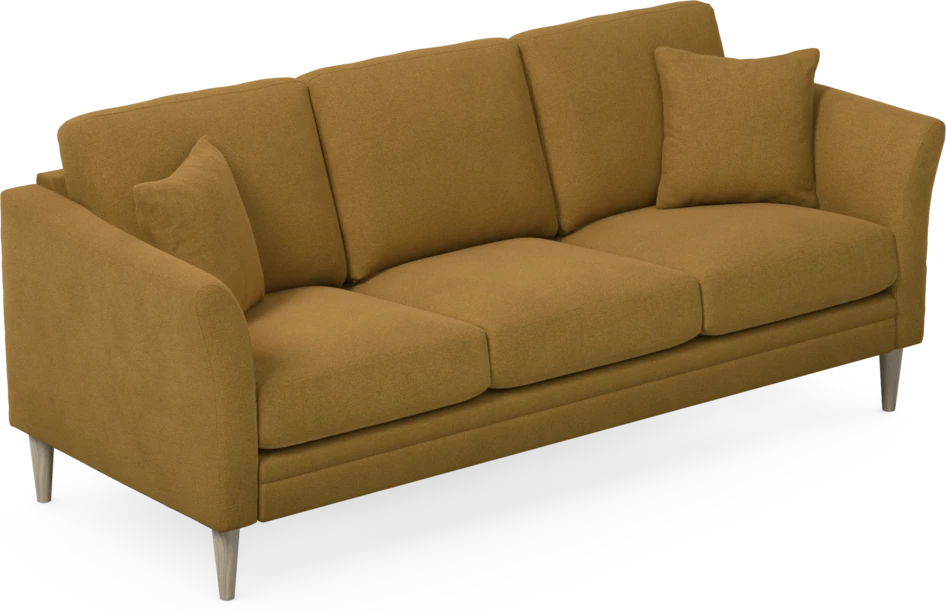 Eden - 3-sits soffa - Gul
