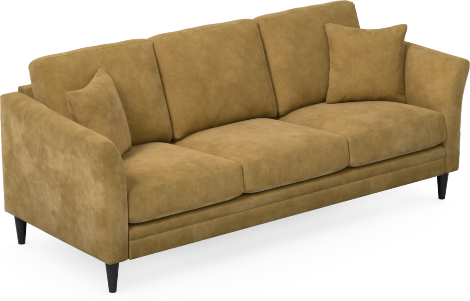 Eden - 3-sits soffa - Gul