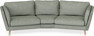 Madison - 3-sits soffa svängd, 90 cm - Turkos