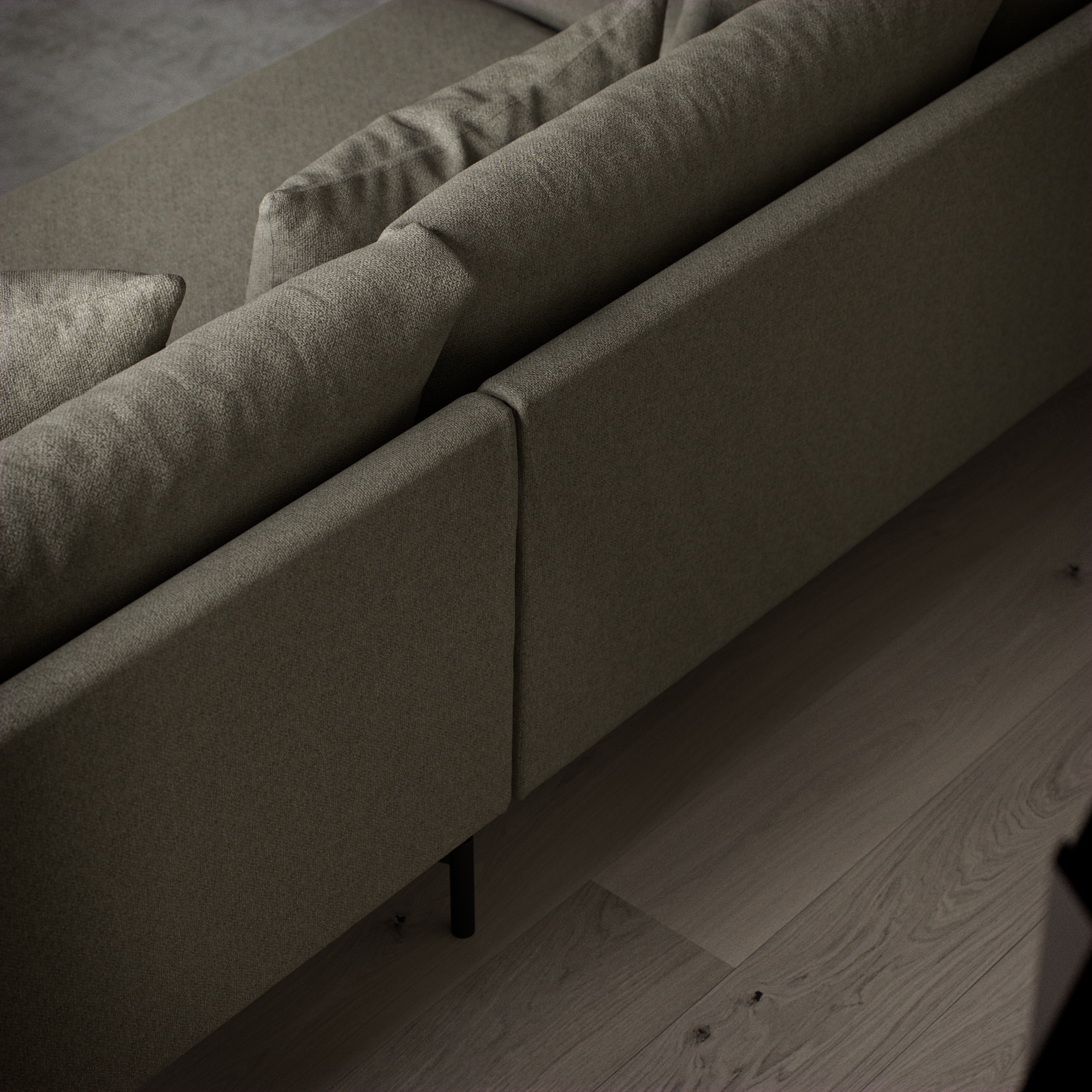 Harper - 3-sits soffa med divan höger - inspiration