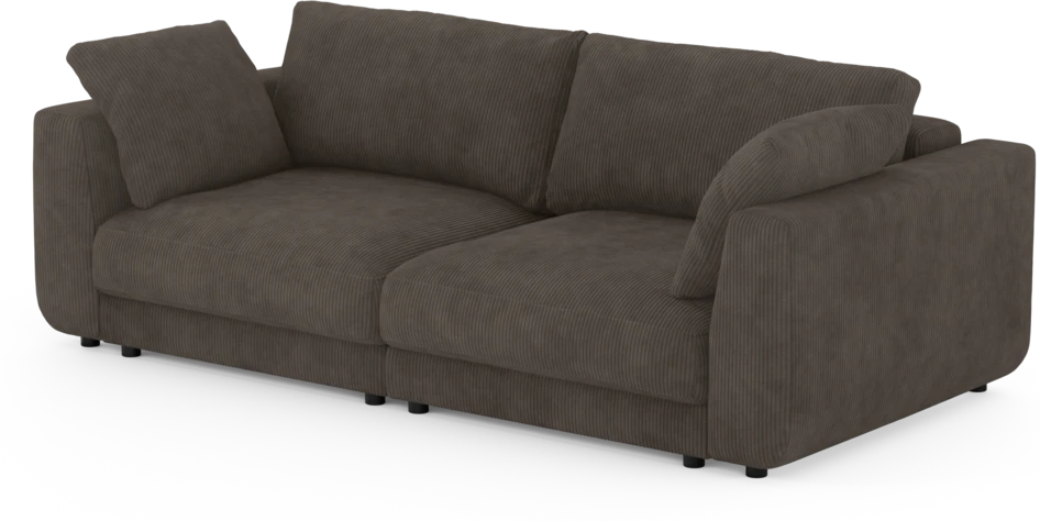 Amie - Bäddsoffa 3-sits - Brun