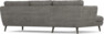Madison Lux - 2-sits soffa med schäslong vänster - Grå